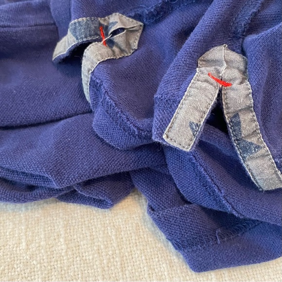 Mini Boden Long Sleeve Polo Navy with Stars Size 9-10Y - Picture 7 of 7